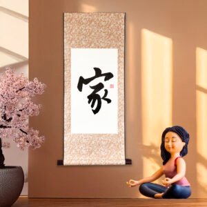 Original Calligraphy “家” Home Zen Artwork