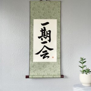 Ichigo Ichie Calligraphy Scroll